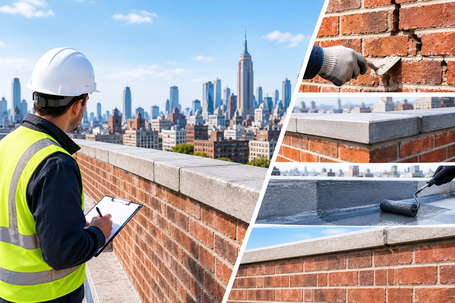 Parapet Wall Restoration NYC
