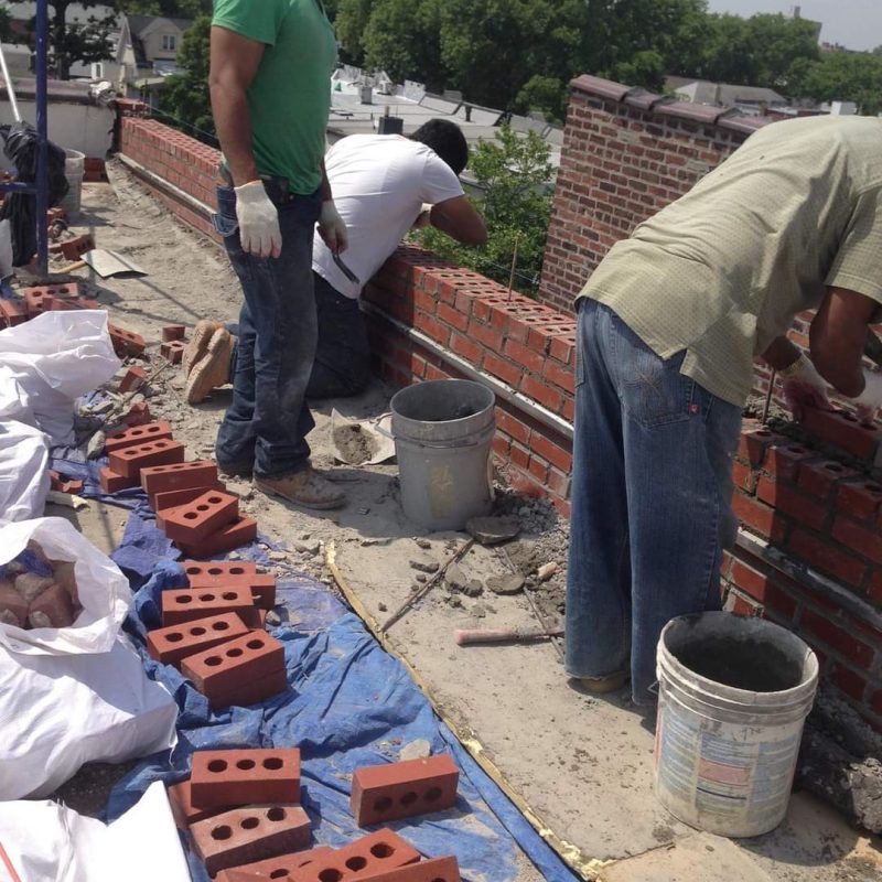 parapet wall repair Jersey City